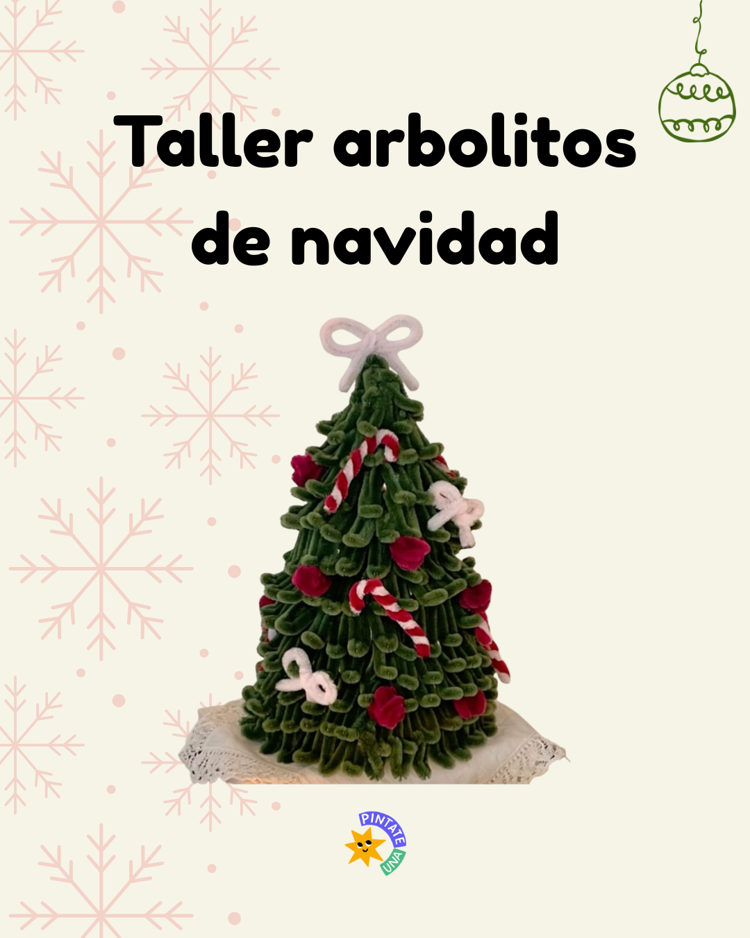 Taller de arbolitos navideños